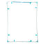 Apple iPad 2 - Plastic Frame under Touch Screen (White)