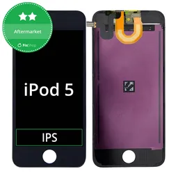 Apple iPod Touch (5th Gen, 6th Gen, 7th Gen) - LCD Display + Touch Screen + Frame (Black) TFT