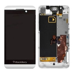 Blackberry Z10 - LCD Display + Touch Screen + Frame 3G (White) TFT
