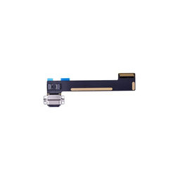 Apple iPad Mini 4, Mini 5 - Charging Connector + Flex Cable (Black)