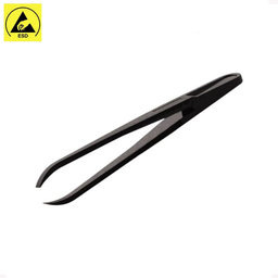 Plastic Antistatic Tweezer with Thin Curved Tip