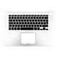 Apple MacBook Pro 15" A1398 (Late 2013 - Mid 2014) - Top Keyboard Frame + Keyboard UK