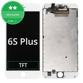 Display for iPhone 6S Plus, White, Touch Screen with Frame