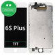 Display for iPhone 6S Plus, White, Touch Screen with Frame