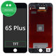 Display for iPhone 6S Plus, Black, Touch Screen with Frame