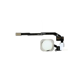 Apple iPhone 5S, SE - Home Button + Flex Cable (Silver)
