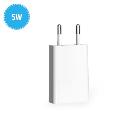 USB-A charging adapter, 5W, compatible with Apple