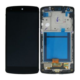 LG Nexus 5 D821 - LCD Display + Touch Screen + Frame (Black) TFT