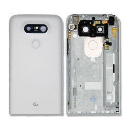 LG G5 H850 - Battery Cover (Silver) - ACQ88954401 Genuine Service Pack