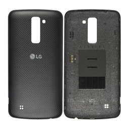 LG K10 K420N - Battery Cover (Black) - ACQ89015001 Genuine Service Pack