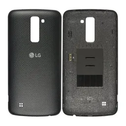 LG K10 K420N - Battery Cover (Black) - ACQ89015001 Genuine Service Pack