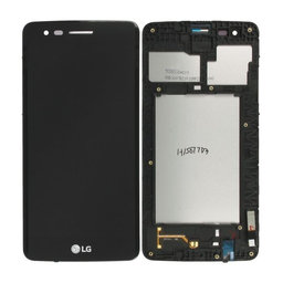 LG K8 M200N (2017) - LCD Display + Touch Screen + Frame (Black) - ACQ89343103 Genuine Service Pack