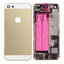 Apple iPhone 5S - Rear Housing with Small Parts (Gold)