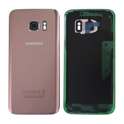 Samsung Galaxy S7 G930F - Battery Cover (Pink) - GH82-11384E Genuine Service Pack