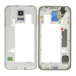 Samsung Galaxy S5 G900F - Middle Frame (Shimmery White)