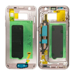 Samsung Galaxy S7 G930F - Front Frame (Pink) - GH96-09788E Genuine Service Pack