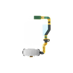 Samsung Galaxy S7 G930F - Home Button + Flex cable (White) - GH96-09789D Genuine Service Pack