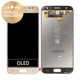 Samsung Galaxy J3 J330F (2017) - LCD Display + Touch Screen (Gold) - GH96-10990A Genuine Service Pack