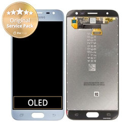 Samsung Galaxy J3 J330F (2017) - LCD Display + Touch Screen (Silver) - GH96-10992A Genuine Service Pack