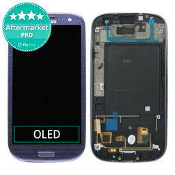 Samsung Galaxy S3 i9300 - LCD Display + Touch Screen + Frame (Pebble Blue) OLED