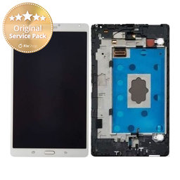 Samsung Galaxy Tab S 8.4 T700 - LCD Display + Touch Screen + Frame (Dazzling White) - GH97-16047A Genuine Service Pack