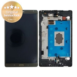Samsung Galaxy Tab S 8.4 T700 - LCD Display + Touch Screen + Frame (Titanium Bronze) - GH97-16047B Genuine Service Pack