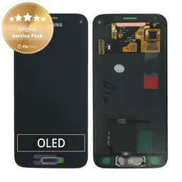 Samsung Galaxy S5 Mini G800F - LCD Display + Touch Screen (Charcoal Black) - GH97-16147A Genuine Service Pack