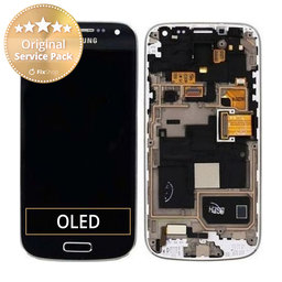 Samsung Galaxy S4 Mini Value I915i - LCD Display + Touch Screen + Frame (Black Mist) - GH97-16992C Genuine Service Pack