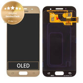 Samsung Galaxy A3 A320F (2017) - LCD Display + Touch Screen (Gold Sand) - GH97-19732B, GH97-19753B Genuine Service Pack