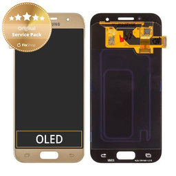 Samsung Galaxy A3 A320F (2017) - LCD Display + Touch Screen (Gold Sand) - GH97-19732B, GH97-19753B Genuine Service Pack