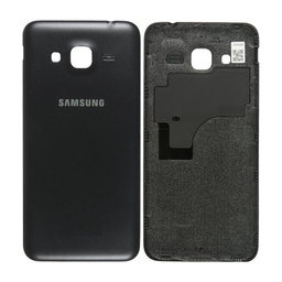 Samsung Galaxy J3 J320F (2016) - Battery Cover (Black) - GH98-38690C Genuine Service Pack
