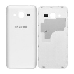 Samsung Galaxy J3 J320F (2016) - Battery Cover (White) - GH98-39052A Genuine Service Pack