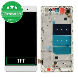 Huawei P8 lite - LCD Display + Touch Screen + Frame (White) TFT