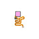 Huawei P9 EVA-L09 - Fingerprint Sensor + Flex Cable (Pink)