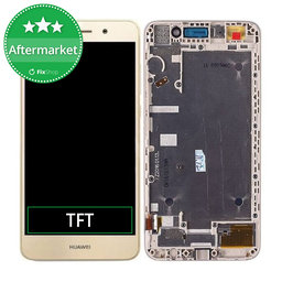 Huawei Y6 - LCD Display + Touch Screen + Frame (Gold) TFT