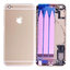 Apple iPhone 6S Plus - Rear Housing with Small Parts (Gold)