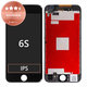 Display for iPhone 6S, Black, Touch Screen with Frame, Refurbished