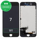 Display for iPhone 7, Black, Touch Screen with Frame