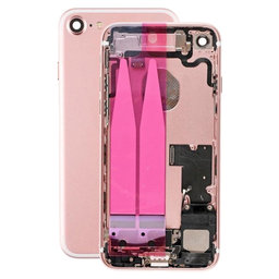 Apple iPhone 7 - Rear Housing with Small Parts (Rose Gold)