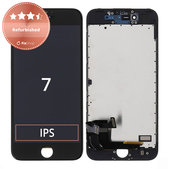 Display for iPhone 7, Black, Touch Screen with Frame, Refurbished