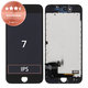 Display for iPhone 7, Black, Touch Screen with Frame, Refurbished