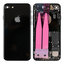 Apple iPhone 7 - Rear Housing with Small Parts (Jet Black)