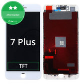 Display for iPhone 7 Plus, White, Touch Screen with Frame