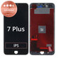 Display for iPhone 7 Plus, Black, Touch Screen with Frame, Refurbished