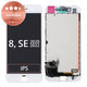 Display for iPhone 8, SE (2020), SE (2022), White, Touch Screen with Frame, Refurbished