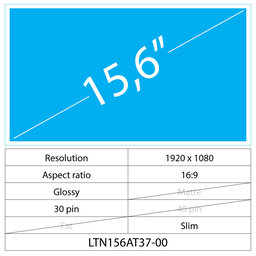 Acer Aspire V5-561G 15.6 LCD Slim Glossy 30 pin Full HD