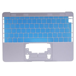 Apple MacBook 12" A1534 (Early 2015) - Top Keyboard Frame UK (Grey)