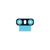 LG G6 H870 - Camera Lens Adhesive - MJN70094201 Genuine Service Pack