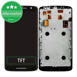 Motorola Moto X Play XT1562 - LCD Display + Touch Screen + Frame (Black) TFT