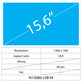 15.6" LCD Normal Matte 40pin HD NT156WHM-N50